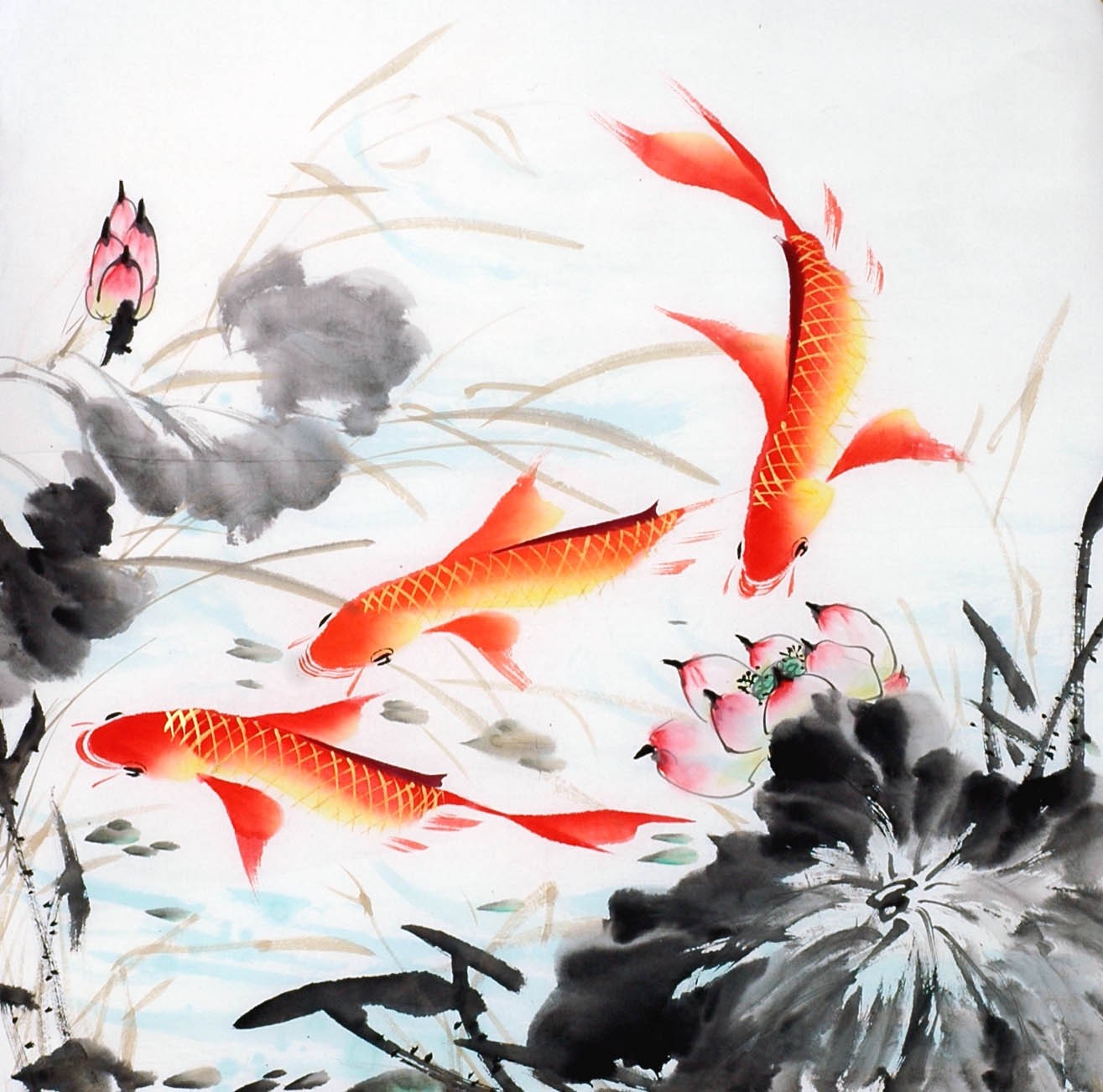 Chinese Flowers&Trees Painting - CNAG014171