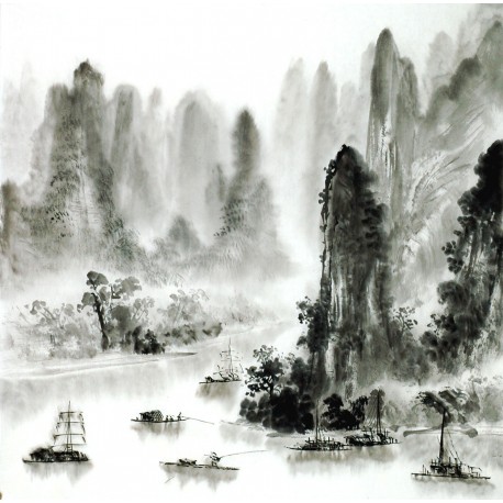 Chinese Landscape Painting - CNAG014172
