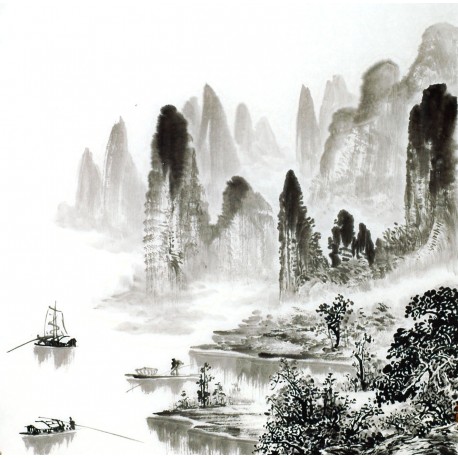 Chinese Landscape Painting - CNAG014173