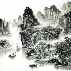 Chinese Landscape Painting - CNAG014174