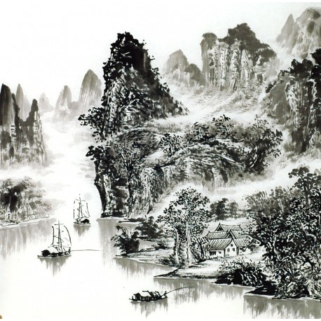Chinese Landscape Painting - CNAG014174