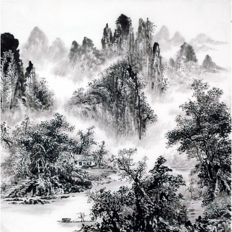 Chinese Landscape Painting - CNAG014175