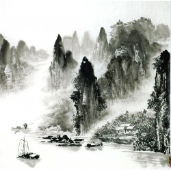 Chinese Landscape Painting - CNAG014176
