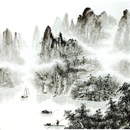 Chinese Landscape Painting - CNAG014177