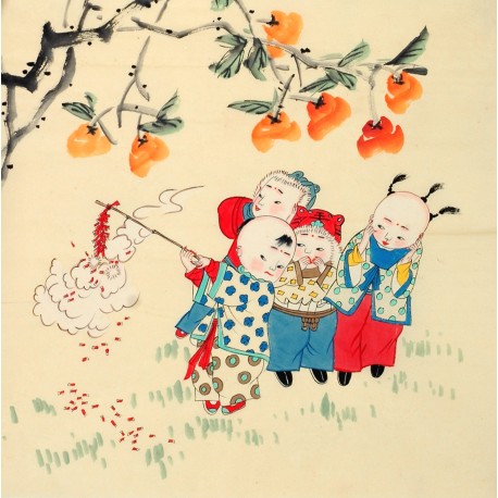 Chinese Figure Painting - CNAG014179