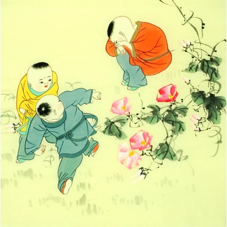 Chinese Figure Painting - CNAG014184