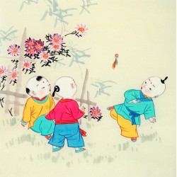 Chinese Figure Painting - CNAG014198