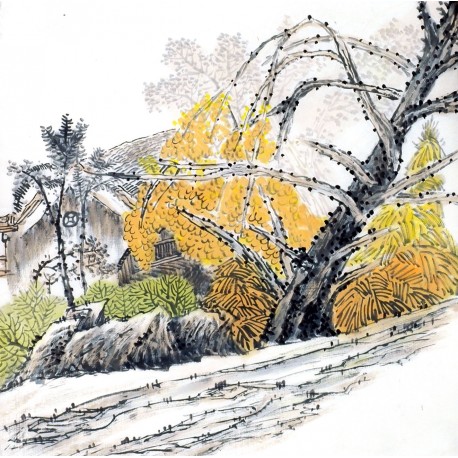 Chinese Landscape Painting - CNAG014204