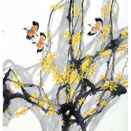 Chinese Flowers&Trees Painting - CNAG014205