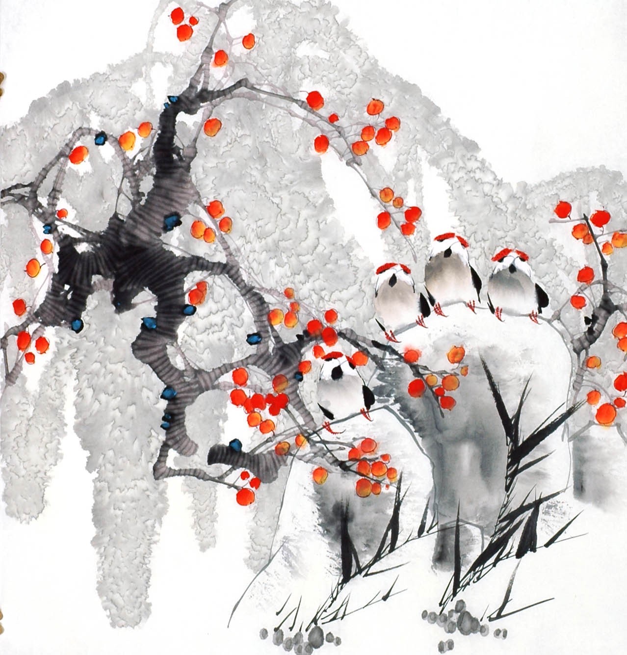 Chinese Flowers&Trees Painting - CNAG014206