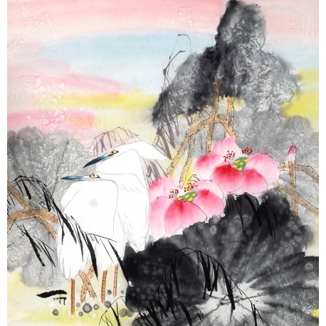Chinese Flowers&Trees Painting - CNAG014207