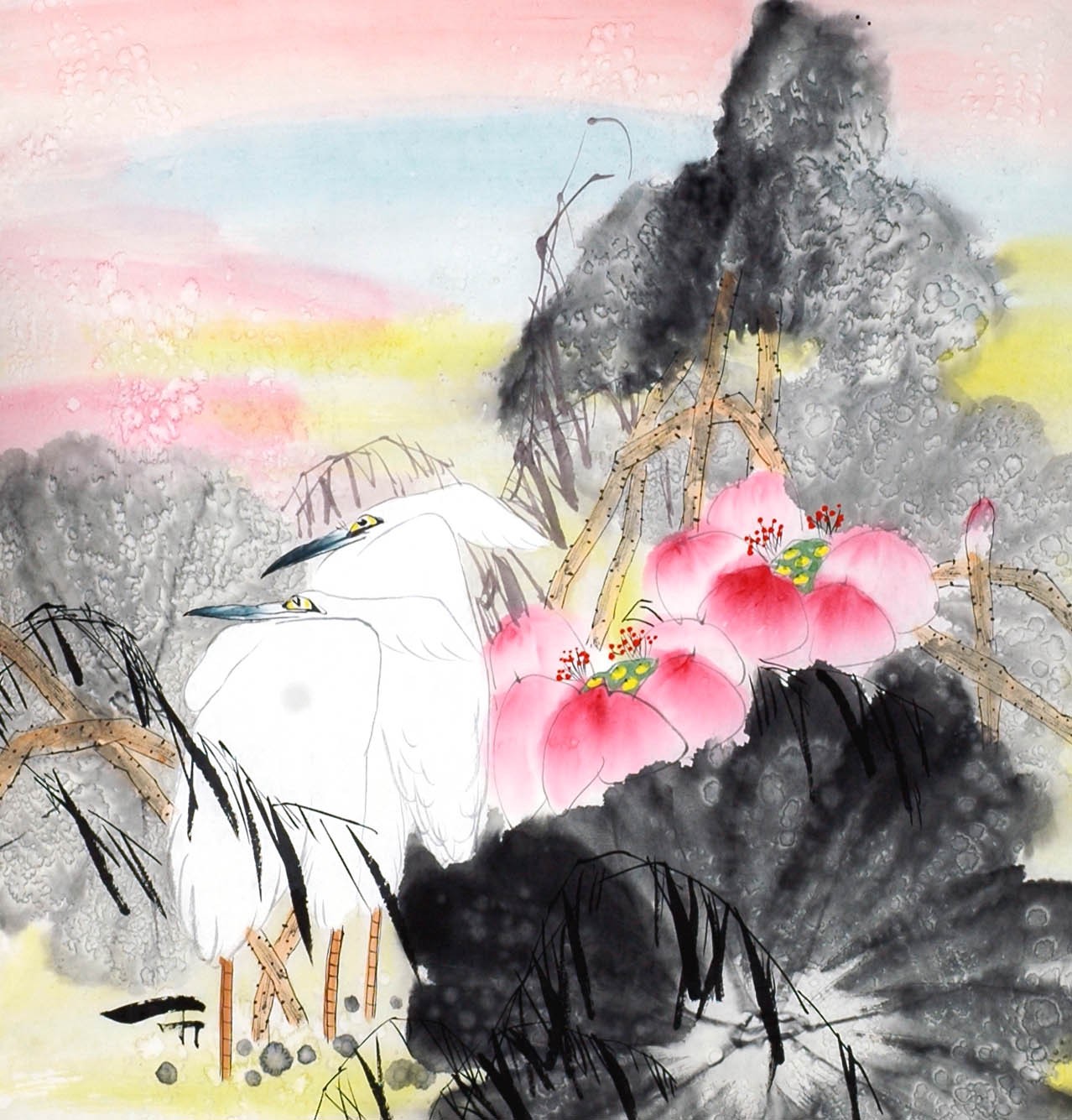 Chinese Flowers&Trees Painting - CNAG014207
