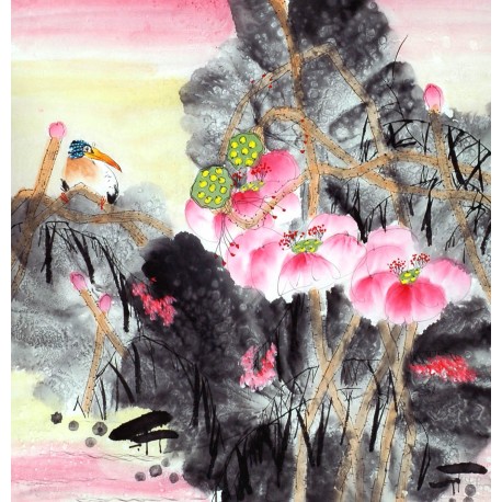 Chinese Flowers&Trees Painting - CNAG014210
