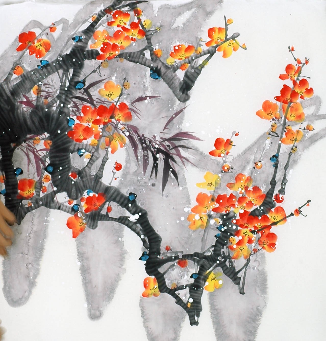 Chinese Flowers&Trees Painting - CNAG014213