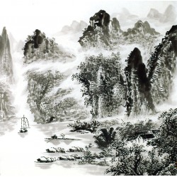Chinese Landscape Painting - CNAG014215