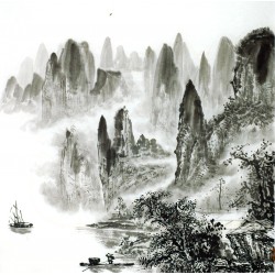 Chinese Landscape Painting - CNAG014217