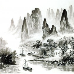 Chinese Landscape Painting - CNAG014218