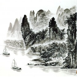 Chinese Landscape Painting - CNAG014220
