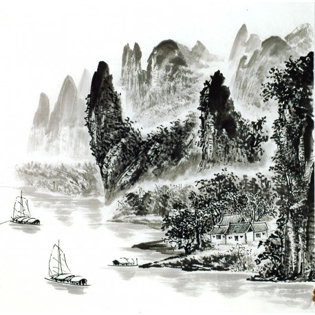 Chinese Landscape Painting - CNAG014220