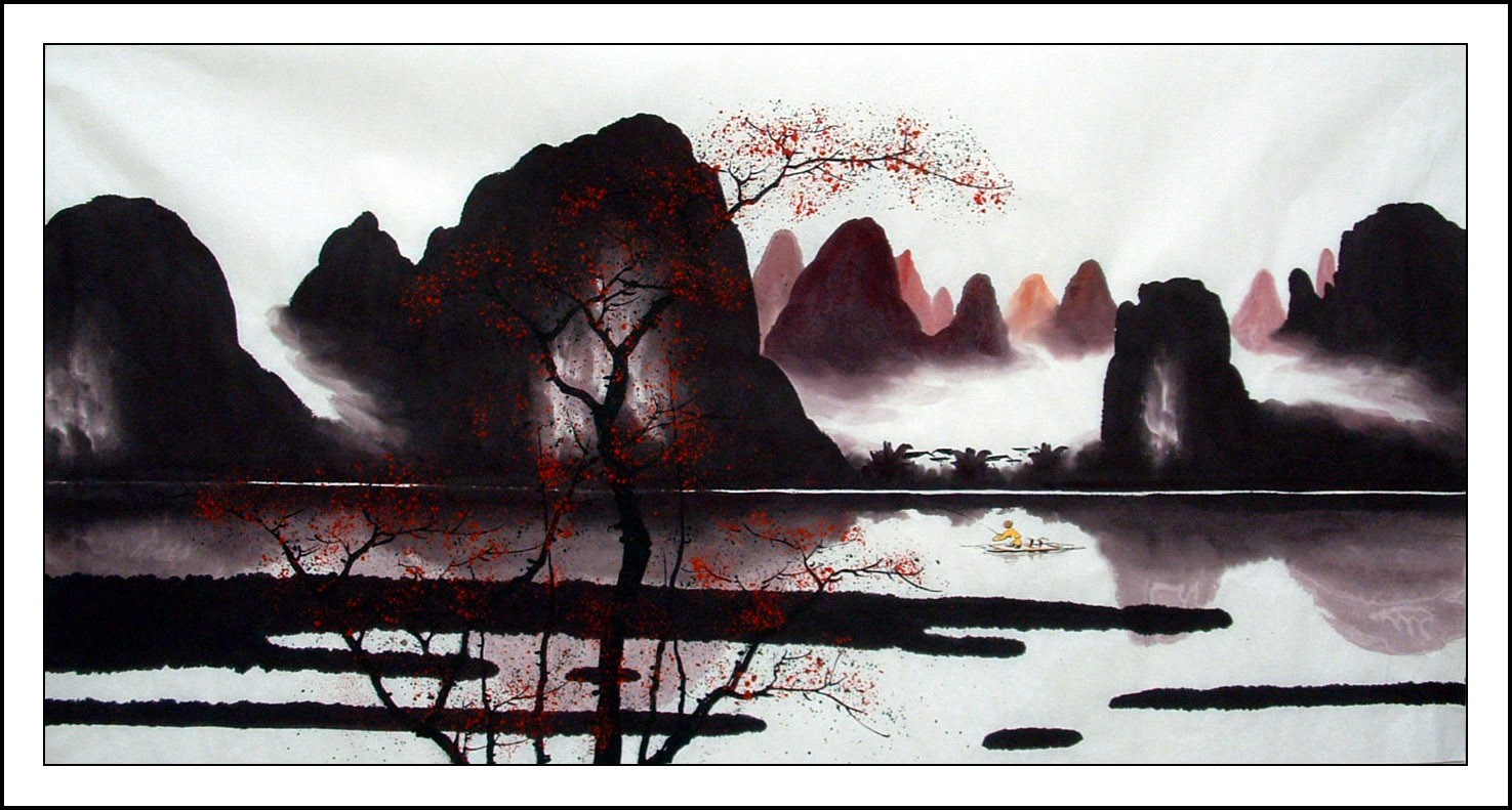 Chinese Landscape Painting - CNAG014230