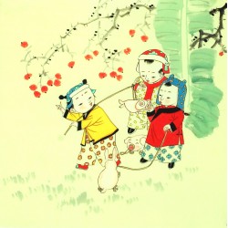 Chinese Figure Painting - CNAG014235