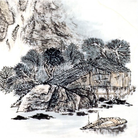 Chinese Landscape Painting - CNAG014248