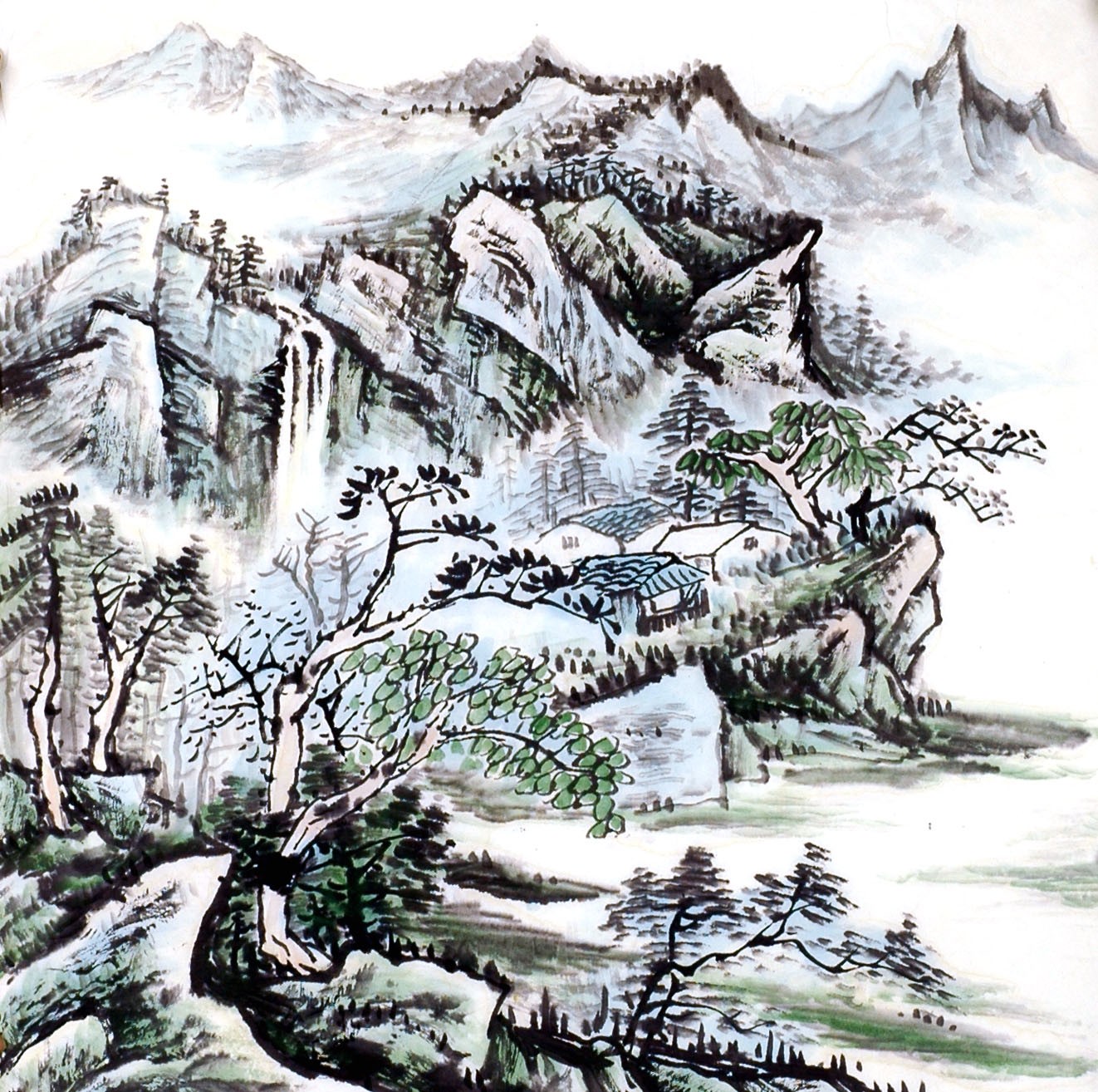 Chinese Landscape Painting - CNAG014250