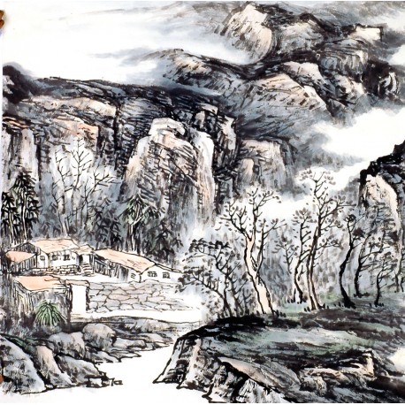 Chinese Landscape Painting - CNAG014251