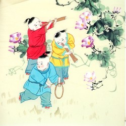 Chinese Figure Painting - CNAG014254