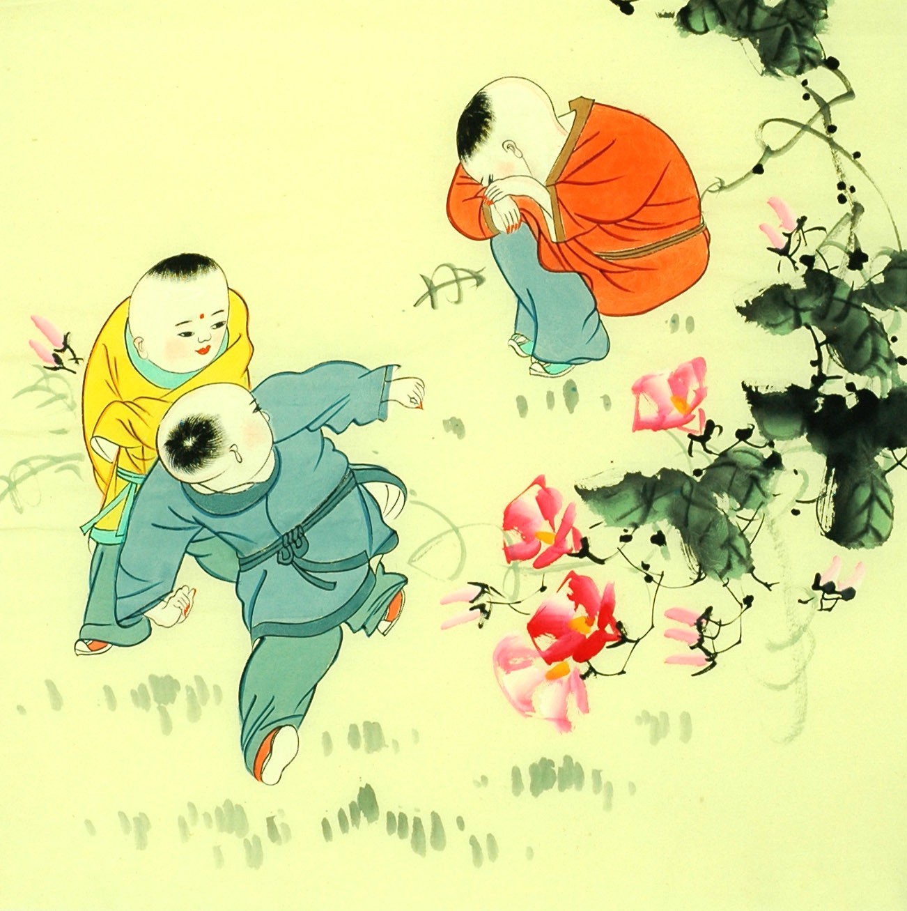 Chinese Figure Painting - CNAG014263