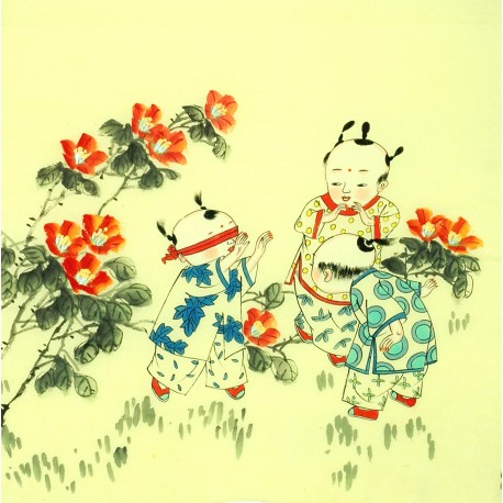 Chinese Figure Painting - CNAG014264
