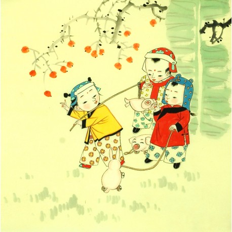 Chinese Figure Painting - CNAG014266