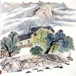 Chinese Landscape Painting - CNAG014278
