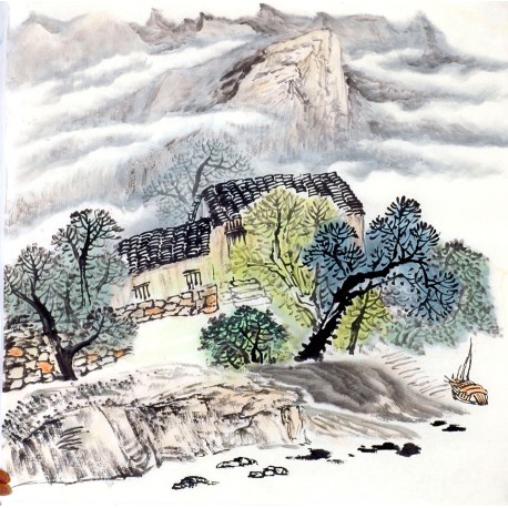 Chinese Landscape Painting - CNAG014278