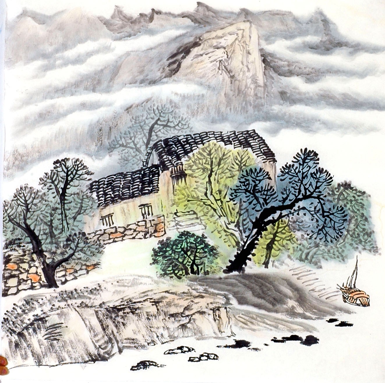 Chinese Landscape Painting - CNAG014278