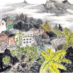Chinese Landscape Painting - CNAG014280