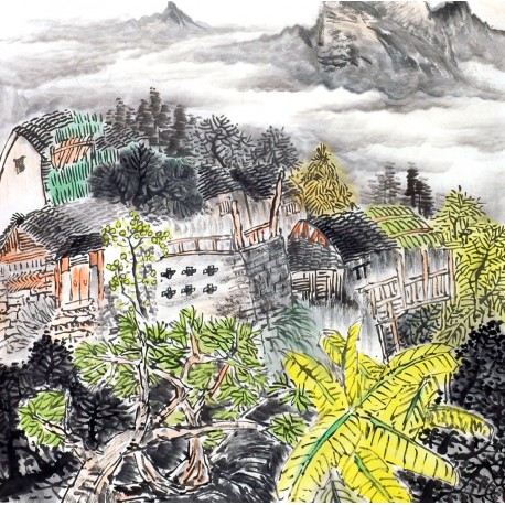 Chinese Landscape Painting - CNAG014280