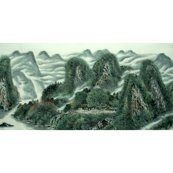 Chinese Landscape Painting - CNAG014283