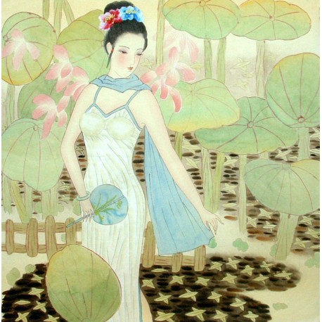 Chinese Figure Painting - CNAG014286