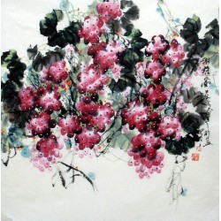 Chinese Grapes Painting - CNAG014287