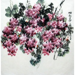 Chinese Grapes Painting - CNAG014291