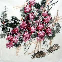 Chinese Grapes Painting - CNAG014292