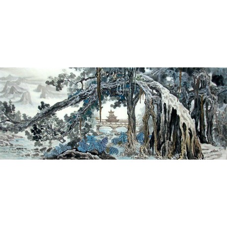 Chinese Landscape Painting - CNAG014293