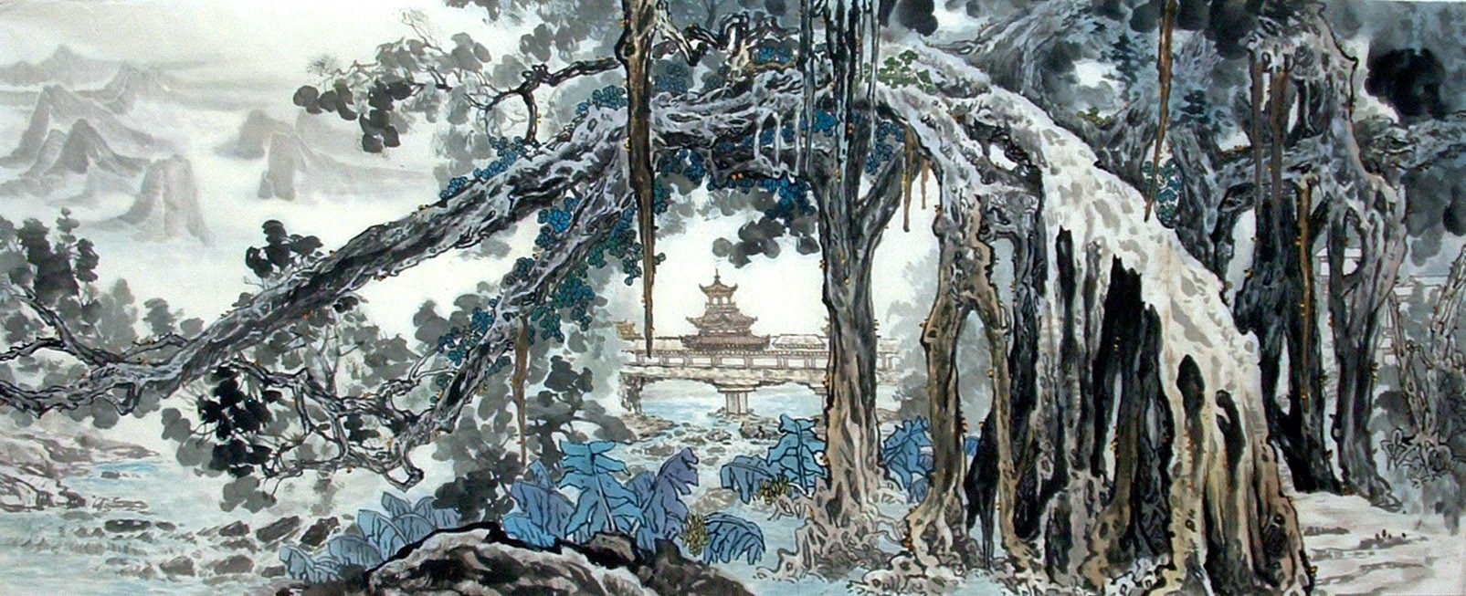Chinese Landscape Painting - CNAG014293