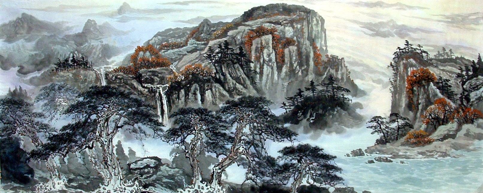 Chinese Landscape Painting - CNAG014294
