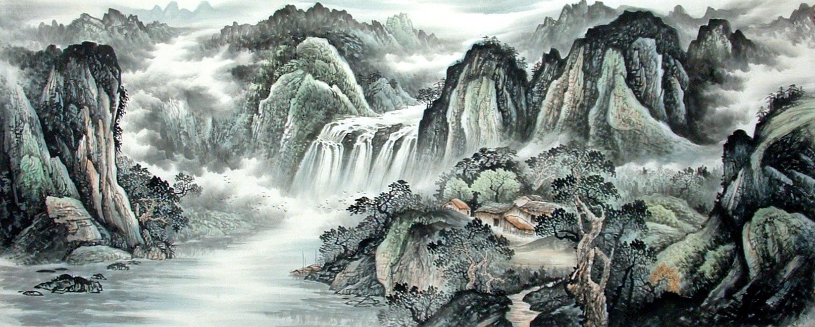Chinese Landscape Painting - CNAG014295