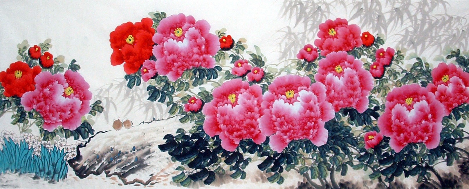 Chinese Peony Painting - CNAG014300