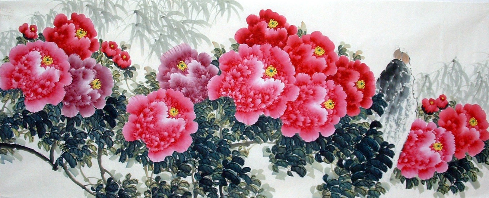 Chinese Peony Painting - CNAG014301