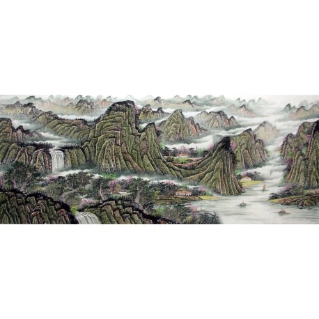 Chinese Landscape Painting - CNAG014305