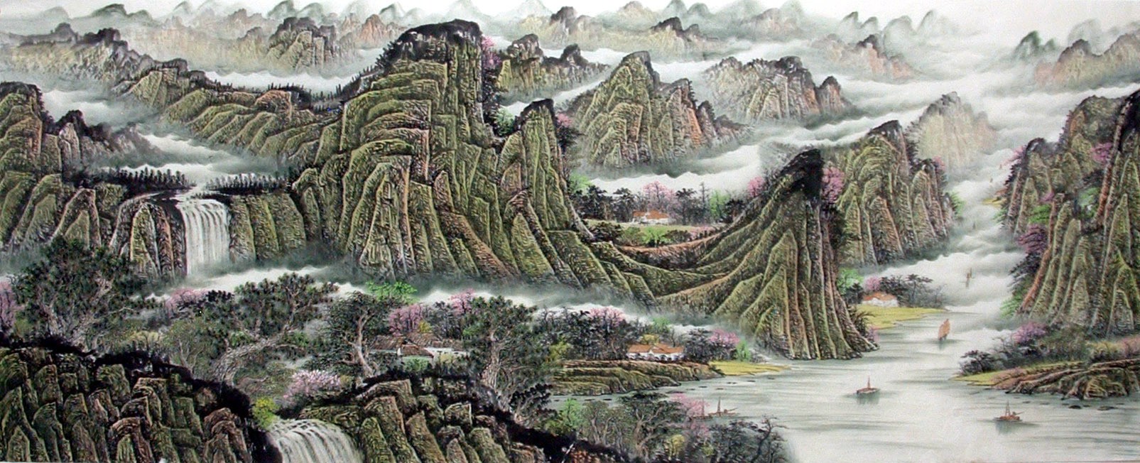Chinese Landscape Painting - CNAG014305